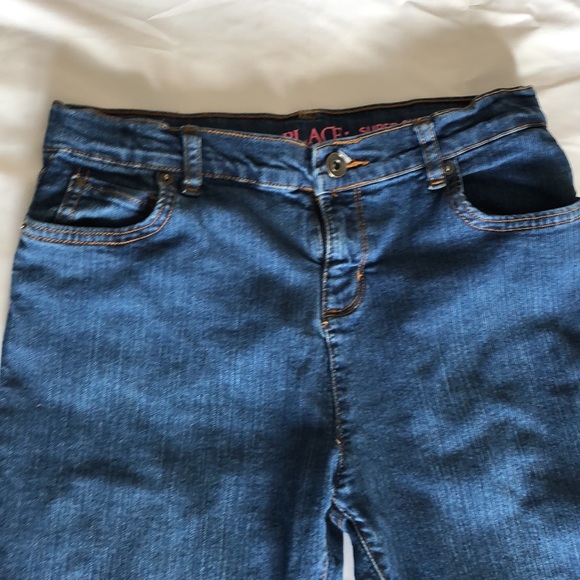 Girls Children’s place size 14 super skinny bluejeans - Picture 3 of 10